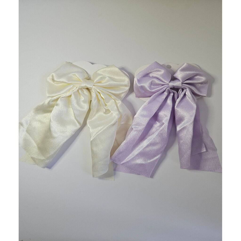 2 adet Kadın Fiyonk Toka - Mor ve Sarı Renk- Şık ve Rahat