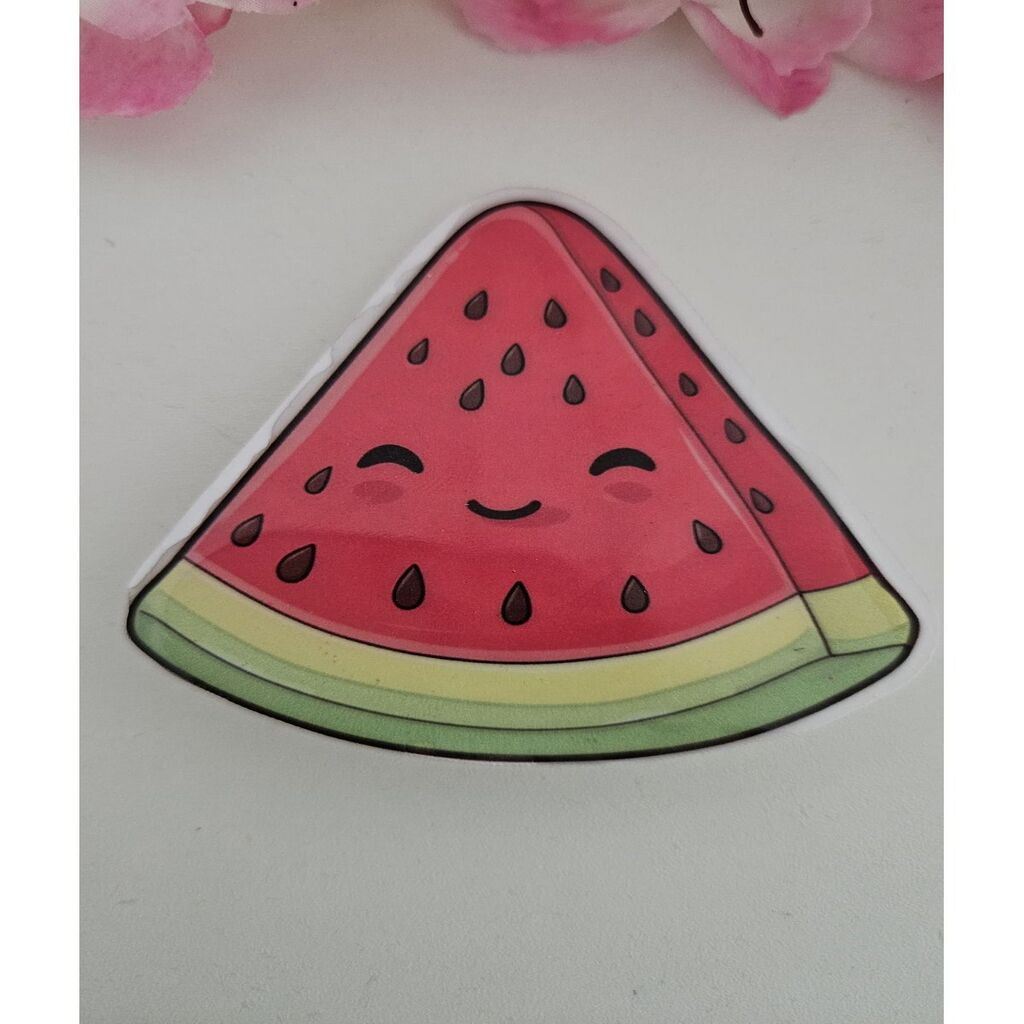 Gülen Karpuz Figür Yan Toka 1 adet 7 cm