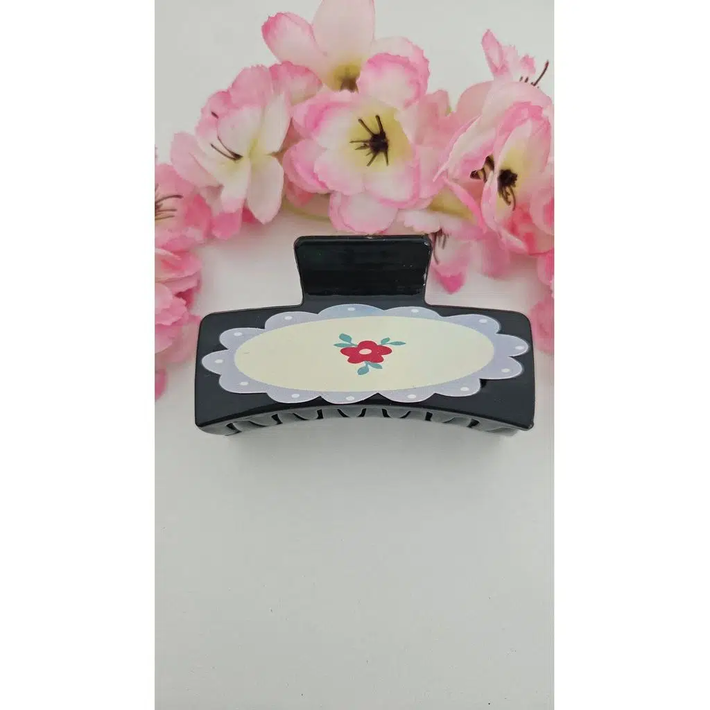 HOLOGRAFİK METALİK FİGÜRLÜ MANDAL TOKA 8 CM