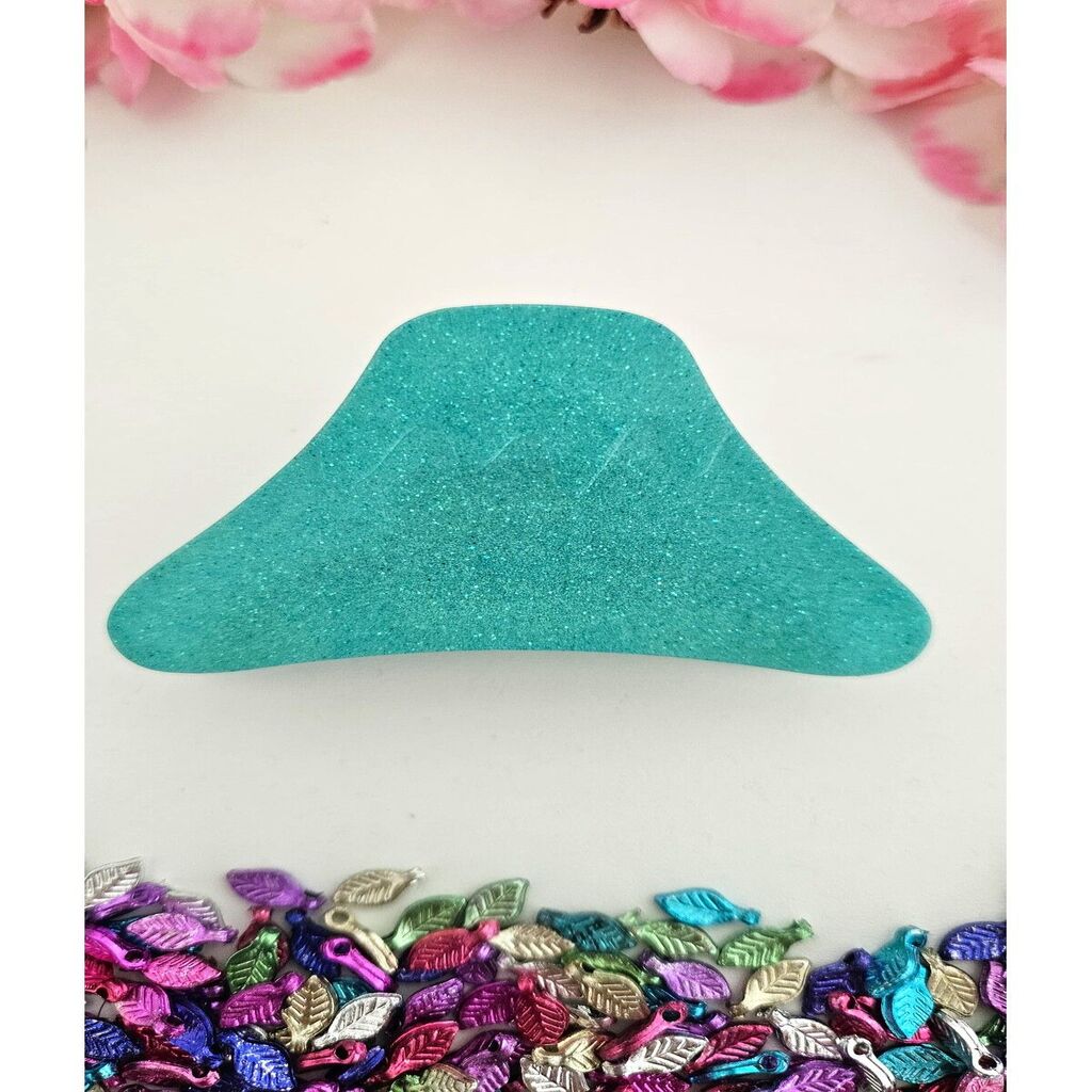 Karanlıkta Parlayan Fenomen Saç Tokası Yeşil Renk 7 cm