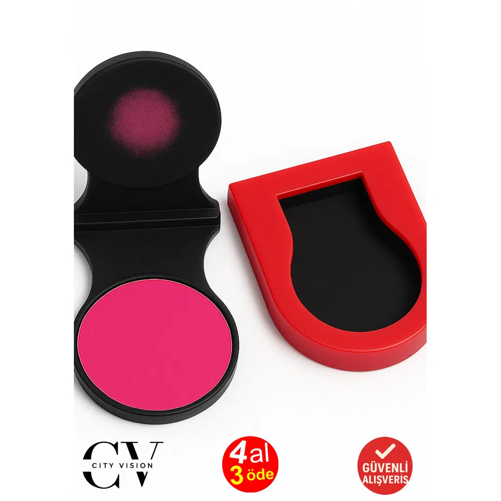  Kırmızı Saç Tebeşiri Uygulama Aparatı 4 cm – Pratik ve Temiz Kullanım İçin Klipsli Tutucu