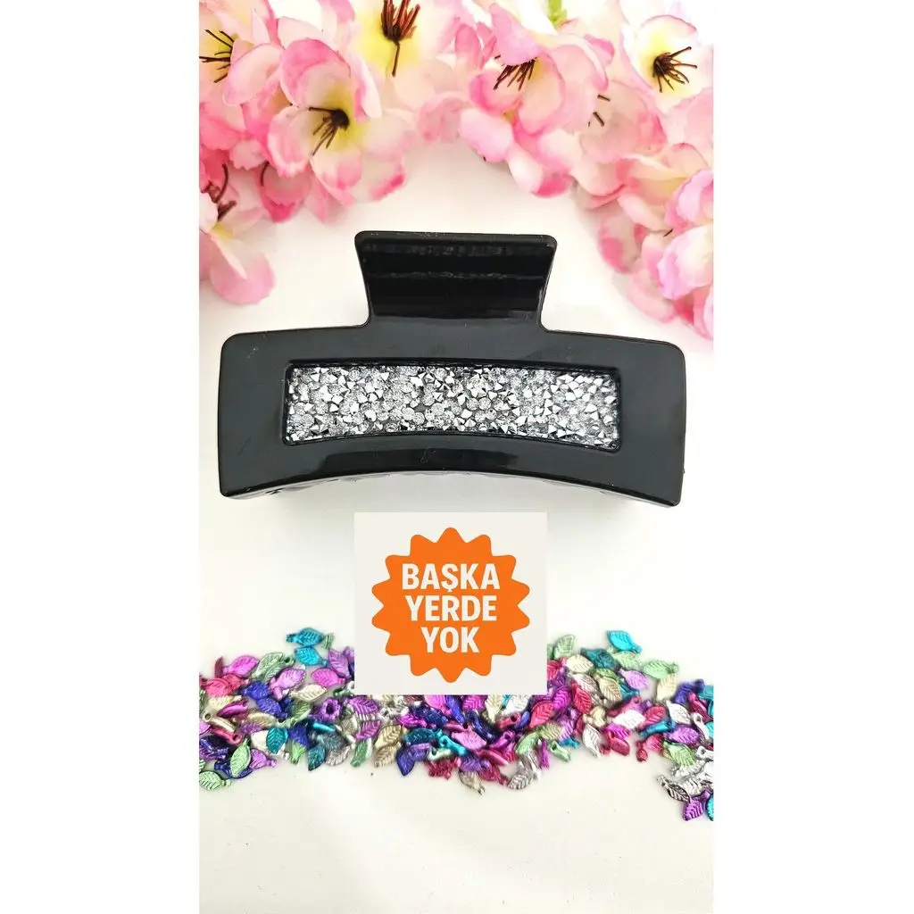 Taşlı Mandal Toka 11 cm Büyük Boy