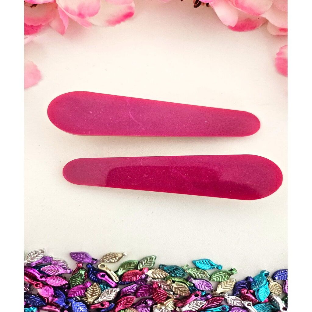 Yan Toka 2 adet Bordo Renk 7 cm