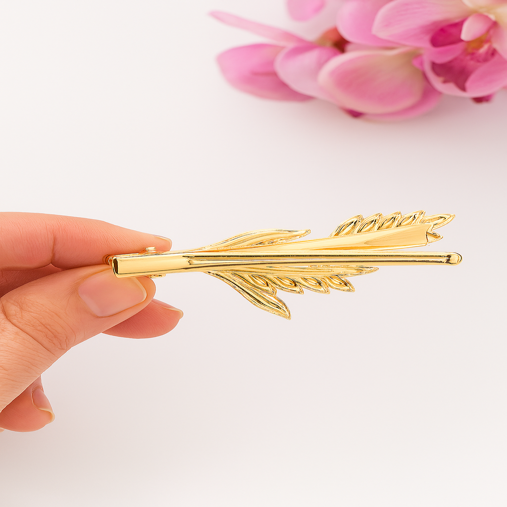 Zarif Taşlı & İnci Detaylı 5'li Saç Tokası Seti 